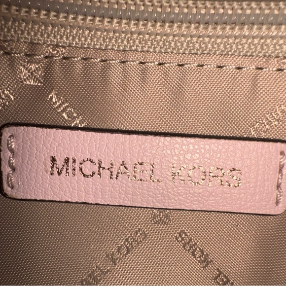 Michael Kors Leather Satchel in Powder Blush - Picture 10 of 11